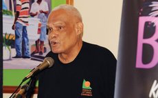DLC Chairman Ian Munro speaks during the launching of Blast