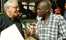 Fr Charles Vermeulen  speaks with journalist Curtis Matthew in 2007