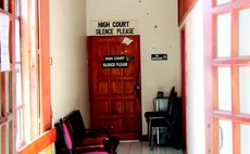 Inside the Court House, Roseau Dominica