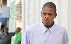 Asher James  afew hours before a jury found him guilty of murder