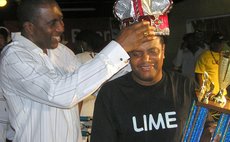 FILE PHOTO: Jeffrey Baptiste crowning Checker