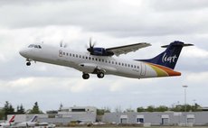 A LIAT aircraft in flight