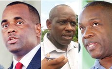 Right to left: Linton , Valarie and Skerrit