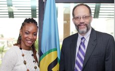 Michele Henderson meets CARICOM Seretary General LaRocque on Friday 13 June, 2014