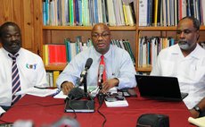 FILE PHOTO: Ministry of Health officials at a  Chikungunya press conference