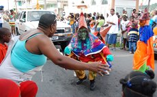 Confronting Colihaut Ban Mové at Carnival