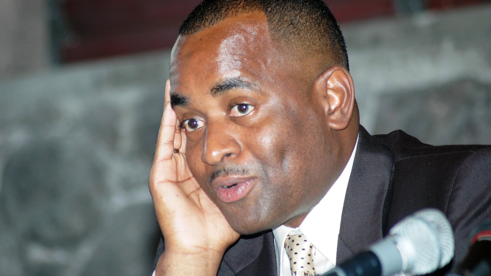 Roosevelt Skerrit, prime minister of the Commonwealth of Dominica Roosevelt Skerrit, prime minister of the Commonwealth of Dominica