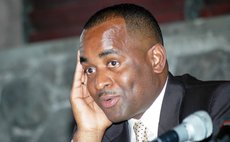 Roosevelt Skerrit, prime minister of the Commonwealth of Dominica 