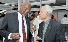 Parry Bellot, right, and former cabinet secretary Julian Johnson (©Copyright. All rights reserved)