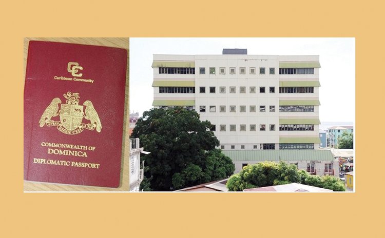 Dominica diplomatic passport and Government Headquarters