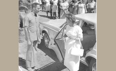 Princess Margaret, the Queen's representative arrives at the Independence ceremony