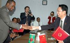 Dominica and China sign agreement
