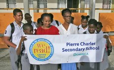 Pierre Charles Secondary School receive Hands Literacy Award