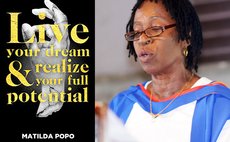 Matilda Popo and her recently published book