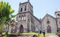 The Roseau Cathedral in July 2019