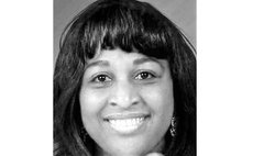 Black and White photo of Sapphire Carrington