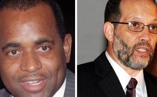 PM Skerrit, left, and Ambassador LaRocque