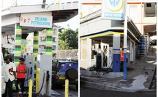 Sukie gas station , left, and McMillan station