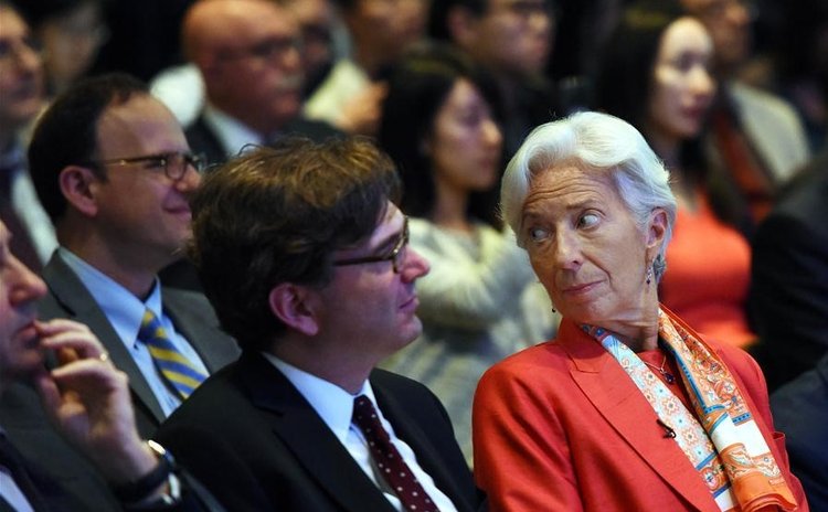 The International Monetary Fund (IMF) Managing Director Christine Lagarde 