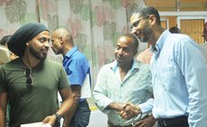 Collin Piper,right, and members of the DHTA at the recent AGM