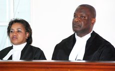 Two  Members of the OECS Supreme Court, Justices Davidson Baptiste and Janice Pereira