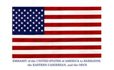 US Embassy OECS and Barbados logo