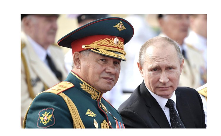 Vladirmir Putin ,right, and Sergey Shoigu