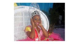 Miss Dominica Lecresha Wallace after the crowning