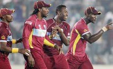 West Indies celebrate