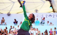 YES! She did it. Dominica wins its first Olympic gold medal