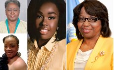 Top left: Dr Rachnilda Lynch- Audain; Bottom left- Sharon Gordon; Centre -Yolande Nicholdson; and Dr. Clarisa Etienne