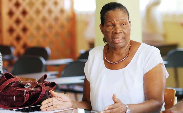 President of the Dominica Cancer Society, Yvonne Alexander