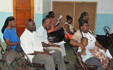Union members at WAWU headquarters on May Day 2016