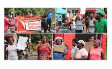 Supporters protest removal of Marva Williams