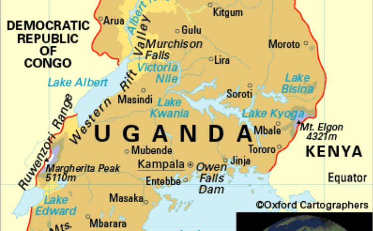 Map of Uganda